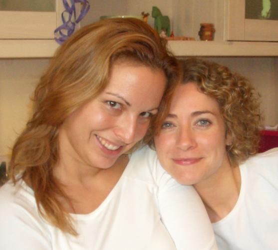 My favorite picture of my dear friends Julie & Helen (2005)